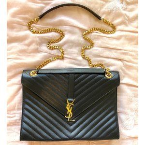 MINT CONDITION: YSL College Leather Large